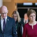 First Minister Nicola Sturgeon and Deputy First Minister John Swinney at Holyrood. Picture: Jane Barlow/PA Wire