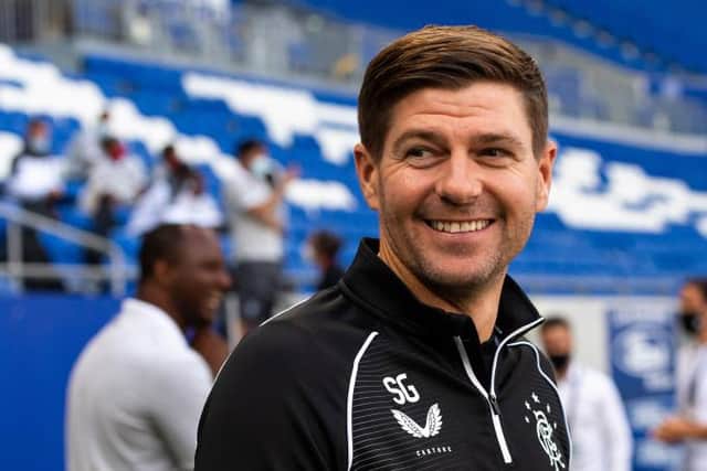 Rangers manager Steven Gerrard took his side to Nice in July where they won the Veolia Trophy (Picture: SNS)