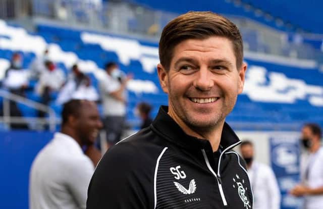 Rangers manager Steven Gerrard took his side to Nice in July where they won the Veolia Trophy (Picture: SNS)