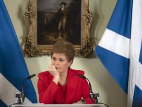 Nicola Sturgeon holds a press conference to launch the third paper in the Building a New Scotland series. Picture: David Cheskin-Pool/Getty Images