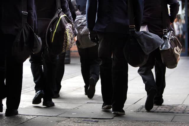 The pupils requested an anxiety pass and were allowed to leave class earl. Picture: David Jones/PA Wire