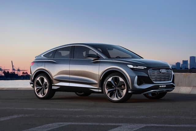 As was the case with the original Q4 e-tron concept, the Sportback has been presented as a four-seater
