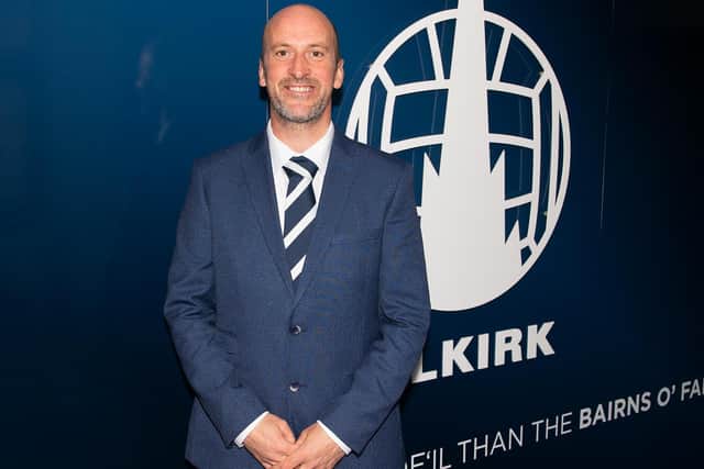 Paul Sheerin has returned to management with Falkirk. (Picture: Ian Sneddon/FFC)
