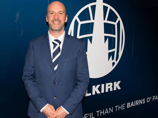 Paul Sheerin has returned to management with Falkirk. (Picture: Ian Sneddon/FFC)