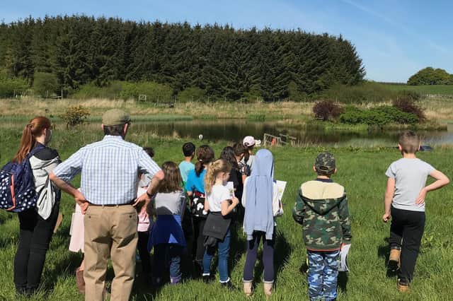 Farm visits for youngsters are popular, especially in fine weather.