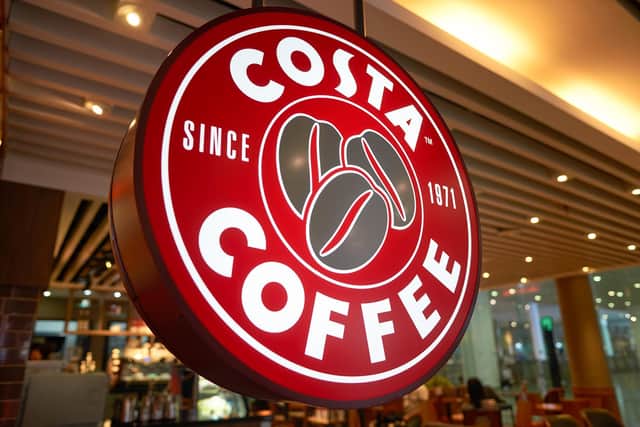 Costa is opening a number of stores around the UK today