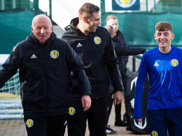Peter Houston wants Scotland Under-21 players to follow the likes of Billy Gilmour. (Photo by Mark Scates / SNS Group)