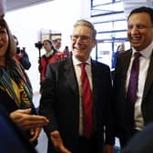 Labour leader Keir Starmer and Scottish Labour leader Anas Sarwar in Glasgow last week.