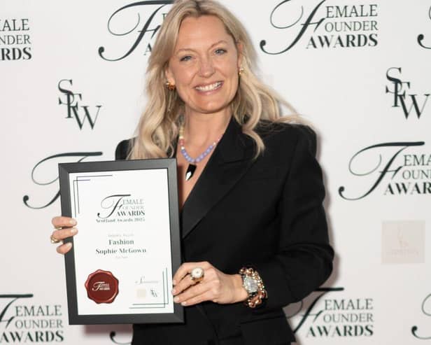 Scottish designer Sophie McGown wins top fashion award for jewellery brand loved by Princess of Wales
