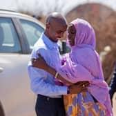 The Real Mo Farah pictured Mo Farah, with his mother Aisha*Photo By Atomized Studios Ahmed Fais