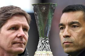 Rangers manager Giovanni van Bronckhorst goes up against his Eintracht Frankfurt counterpart Oliver Glasner in tonight's Europa League final in Seville.