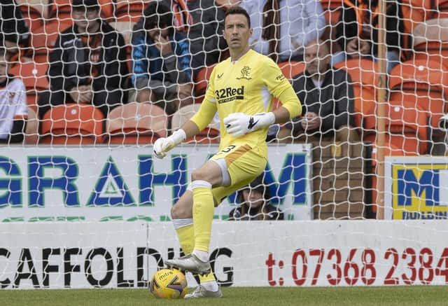 Jon McLaughlin will be bidding to establish himself as Rangers' first choice goalkeeper in the 2022-23 season. (Photo by Steve Welsh/Getty Images)