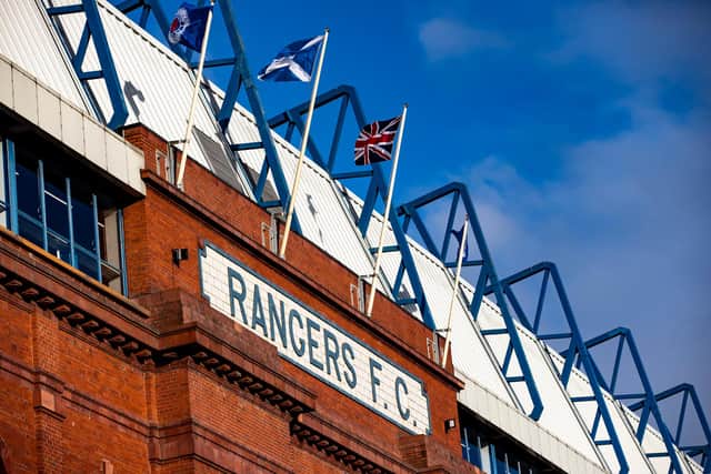 A general view of Rangers' Ibrox stadium