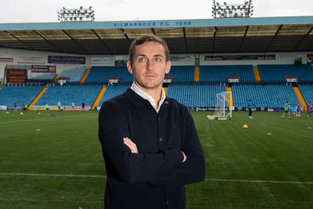 Kilmarnock head of football operations James Fowler is not interested in replacing Alex Dyer as Rugby Park manager (Photo by Craig Foy / SNS Group)
