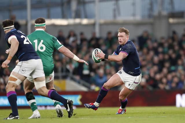 Scotland captain Stuart Hogg has apologised. (AP Photo/Peter Morrison)