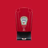 Heinz's new sauce dispenser is contactless.