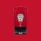 Heinz's new sauce dispenser is contactless.