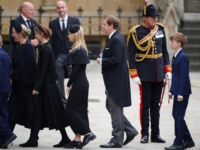Tom Parker Bowles arriving at the State Funeral of Queen Elizabeth II, held at Westminster Abbey, London. Picture date: Monday September 19, 2022.
