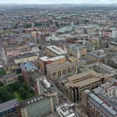 An aerial stock view of Glasgow. The greater Glasgow region needs a directly-elected mayor and a devolution deal to avoid falling behind other large UK cities, a think-tank has recommended. Picture: Richard McCarthy/PA Wire