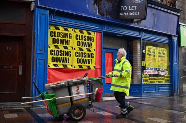 The country's toughest level of coronavirus restrictions have hurt businesses (Picture: Jeff J Mitchell/Getty Images)
