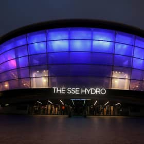 Glasgow's iconic Hydro arena is relocated to Edinburgh for the new Netfix movie set at the Eurovision Song Contest. Picture: Andrew Milligan