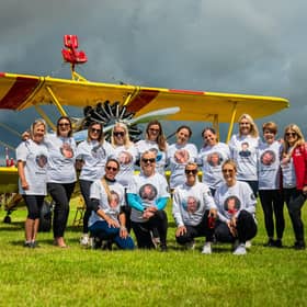 Previous winners Angel Mums at their latest fundraiser Earth, Wind an Fire.
