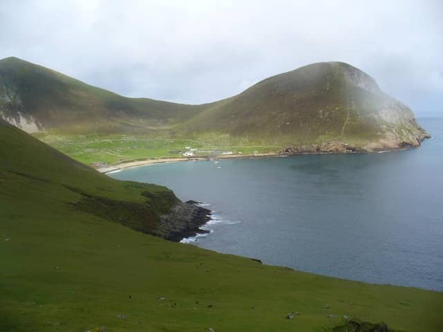 Village Bay on Hirta, part of the St Kilda archipelago, where a man was rescued after falling ill on Friday. PIC: Gajtalbot /CC.