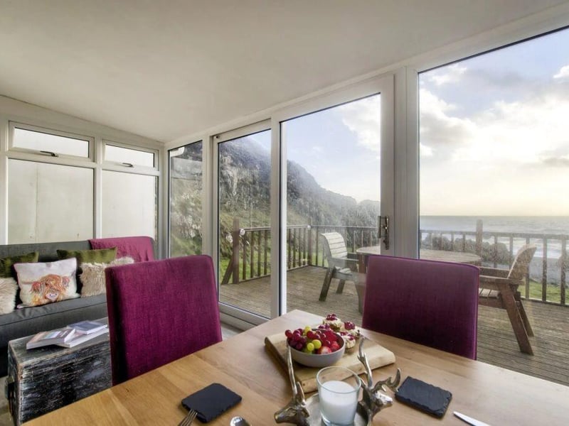 You can enjoy the views from the sun room - no matter what the Scottish weather throws at you.