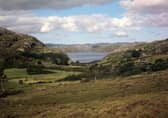 Land around Loch Laxford seen through the hills. Picture: PA