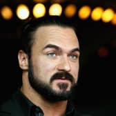 Drew McIntyre, from Ayr, has previously sent messages of support to Rangers in Scottish football (Photo by Robert Prezioso/Getty Images)