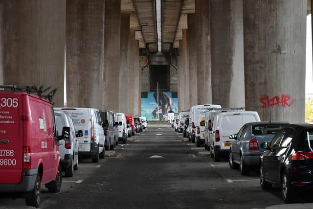 It is believed that the Kingston Bridge normally carries more than 150,000 vehicles every day.
Picture: John Devlin