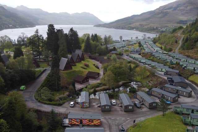 Drimsynie Estate holiday village is among the parks run by Argyll Holidays. Picture: Jeff Holmes