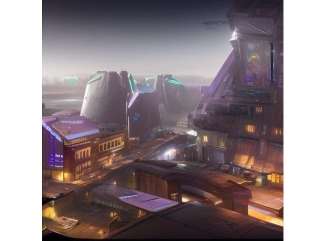 Is this what the future holds for Dundee's Wellgate in the year 2123?