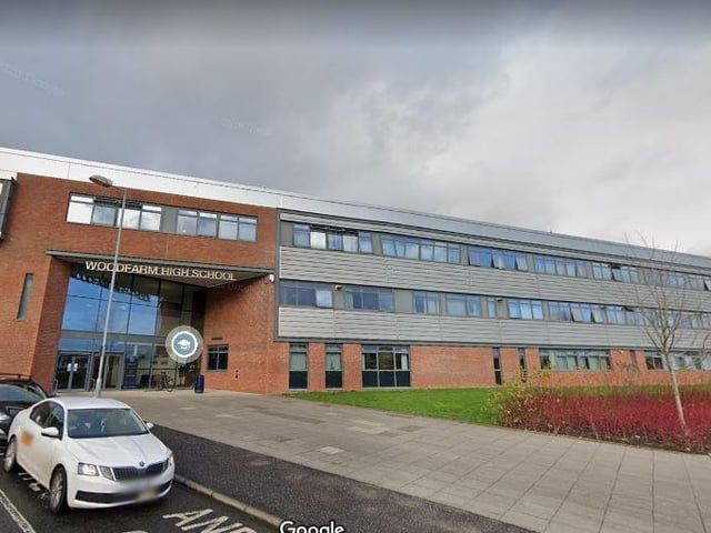 Woodfarm High School, Thornliebank was named 8th in the top performing schools