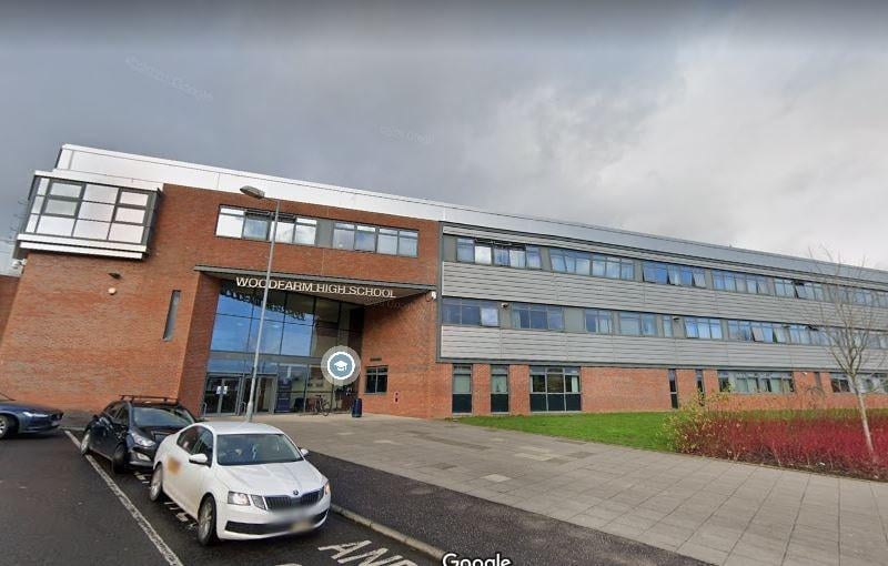 Woodfarm High School, Thornliebank was named 8th in the top performing schools