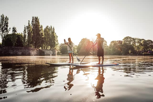 With its many waterways, Hamburg offers multiple opportunities for water sports. Pic: Contributed