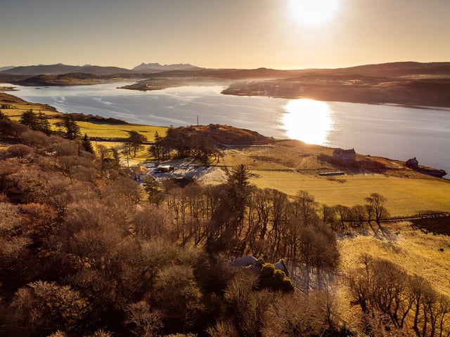 The island of Skye is 50 miles long and the largest of the Inner Hebrides.