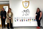 L-R Jemma Donnelly Head Teacher at Netherthird Primary, Aileen McCreadie Partnerships and Community Manager at OnPath Energy, Jaqueline Clapperton Principal Teacher