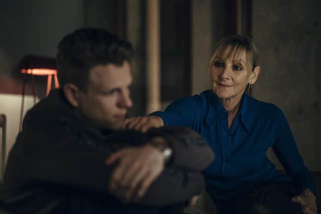 Mother and son Christian and Hannah, played by Patrick Gibson and Lesley Sharp, in Before We Die.