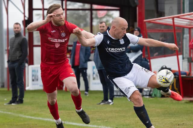 Dundee's Charlie Adam in action in the 2-0 win against Brora Rangers last weekend (Photo by Alan Harvey / SNS Group)