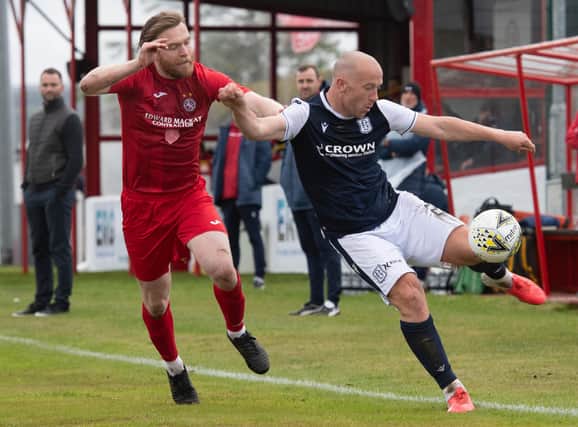 Dundee's Charlie Adam in action in the 2-0 win against Brora Rangers last weekend (Photo by Alan Harvey / SNS Group)