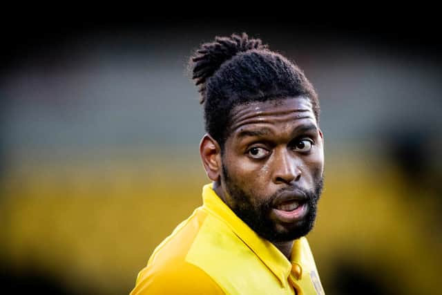 Jay Emmanuel-Thomas is set for move after scoring twice in Livingston's Scottish Cup defeat to Aberdeen (Photo by Paul Devlin / SNS Group)