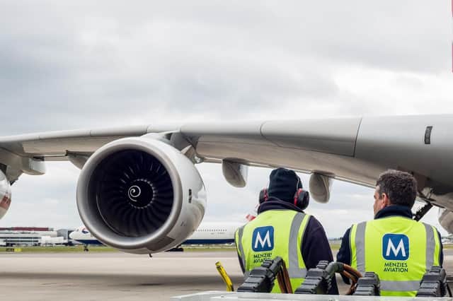 The Edinburgh-headquartered Menzies aviation business employs thousands of people across scores of locations worldwide. Picture: Menzies Aviation