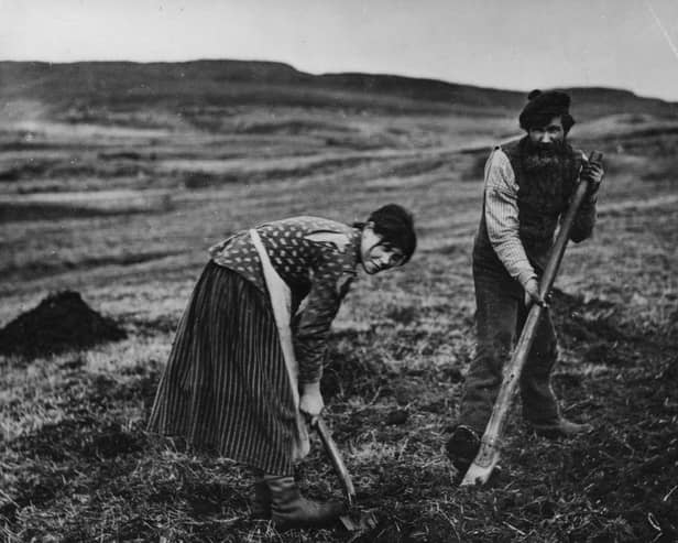 Old-style farming methods, as seen on Skye circa 1910, are not easy to duplicate today, advises reader (Picture: Hulton Archive/Getty Images)