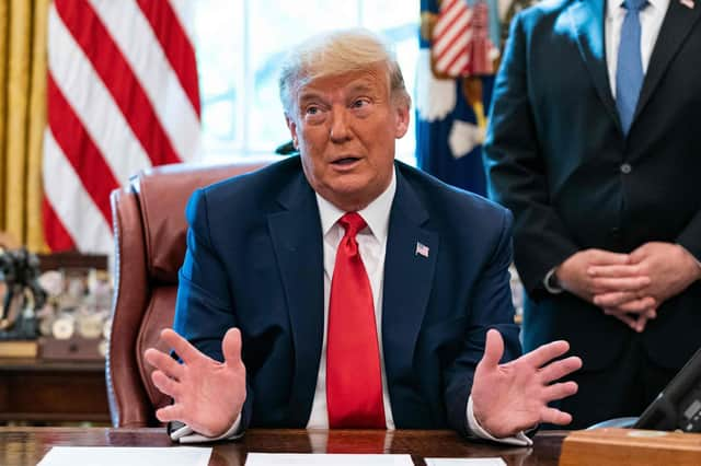 US president Donald Trump. Picture: Alex Edelman/AFP via Getty Images