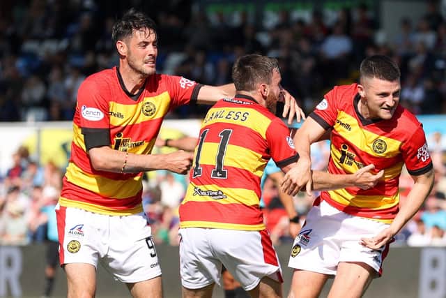 Aidan Fitzpatrick put Partick Thistle head at Ross County. (Photo by Craig Williamson / SNS Group)