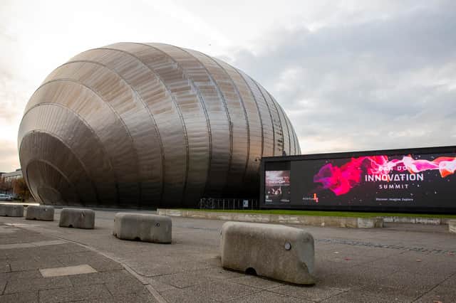 Outside the 2019 Can Do Innovation Summit in Glasgow.