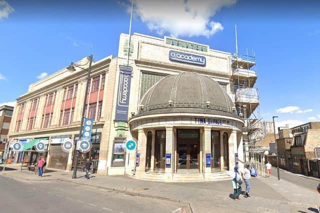 Four people are in a critical condition following an apparent crush as a large crowd tried to force their way into a south London concert venue.