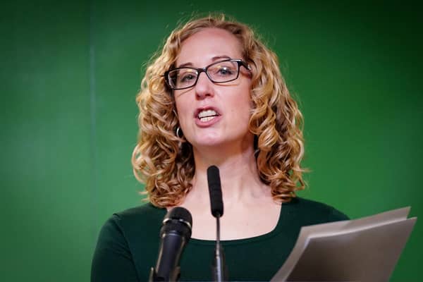 Scottish Green Party co-leader Lorna Slater, who has said unionist parties should have the "courage of their convictions" and call another vote on Scottish independence.