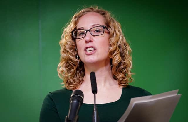 Scottish Green Party co-leader Lorna Slater, who has said unionist parties should have the "courage of their convictions" and call another vote on Scottish independence.